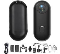 Generico GoSnap Thumb Action Camera, Go Snap Body Cam, Small Camera with Audio, HD 1080, for Cycling, Travel (Black)