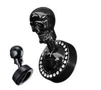 Generico Gothic Skull Knob - Starter Button Cover Organizer, 6 Inch Vehicle Rocker with Balance, Alloy Driver Gear with Grip, Knob Functional Styling, Auto Supplies for Trucks, RVs, Boats