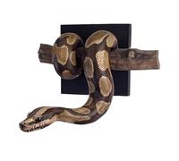 Generico Gothic Snake Statue, Wall Hanging Art, Resin Creature Ornament, Branch Wrapped Design, Horror Style Decor for House Room Hall Study Lounge Yard Terrace Balcony Entryway Interior Exterior Use