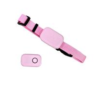 Generico GPS Localizzatore per Gatti e Cani, Tracker Mini per Animali Domestici Senza Abbonamento, Collare Regolabile Impermeabile IP67, Batteria a Lunga Durata, con iOS e Android (Rosa)