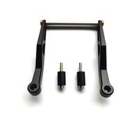 Generico GPS Shockproof Supporto Supporto Per Piastra Di Navigazione GPS Per Moto Per BMW R1300GS 2023 2024 2025, Per Telefono Con Prolunga Per Forcella(Argento,12 mm)