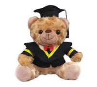 Generico Graduation Bear, Class of 2025 Grad Stuffed Animal, Cute Plush Bear with String Light, 28cm/11.02 inches, Ideal Party Favor for College and High School Graduates, Special Presents