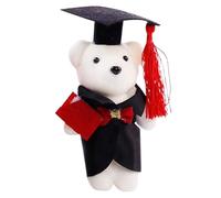 Generico Graduation Bears, Plush Toy, 3.14 Inches Multicolor in Sitting Position, Lightweight Graduation Animal Doll for Bouquet Making, University, Teacher, Student, Kindergarten Photos