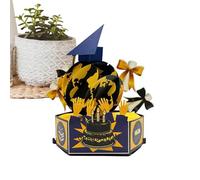 Generico Graduation Card | 3D Congrats Grad Greetings | Graduate Congratulations Card | for High School College Ceremony Parties Dinners Siblings Friends Classmates Students