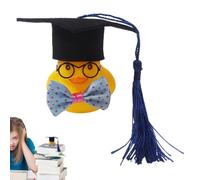Generico Graduation Rubber - Cute Bow Tie Glasses Design, Festive Dashboard Ornament, Decorative Keepsake Figurine, Unique School Prize, Creative Gift Item | For Students Graduates