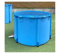 Generico Grande laghetto Circolare in PVC per Pesci - Piscina Fuori Terra Pieghevole, Serbatoio per Acquario Esterno da 16,4 Piedi x 3,9 Piedi per Koi, soluzioni per Lo stoccaggio e l'irrigazione dei