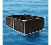 Generico Grande laghetto Fuori Terra con Supporto - Rivestimento in Tela Resistente per Giardino, Struttura per Acquario, Ideale per Il Divertimento di Bambini e Adulti, Perfetto per godersi Le vacan