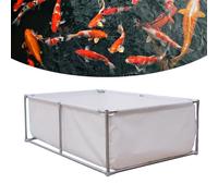 Generico Grande laghetto Fuori Terra con Supporto - Telo di Rivestimento Resistente per laghetto da Giardino, Struttura per Acquario Adatta a Tutta la Famiglia, per Bambini e Adulti - Ideale per Dive