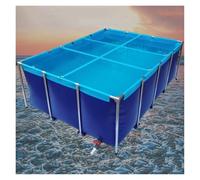 Generico Grande Piscina Portatile per acquacoltura Koi, Serbatoio di stoccaggio dell'Acqua per laghetto per Pesci da 1 m x 0,6 m x 0,3 m per Uso Interno/Esterno, Perfetto per la Vita acquatica e l'es