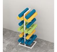 Generico Grande Supporto e Supporto per Tappetino da Yoga - Supporto salvaspazio per tappetini da Yoga e rulli in Schiuma - Mensola Essenziale per Palestra Domestica per Appassionati di Fitness e att