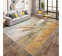 Generico Grano Tappeto Salotto Pelo Corto Morbido 50x80cm Tappeto Camera da Letto Pianta Autunnale Gialla Spighe di Grano, Tappeti Cucina Bambini Antiscivolo Lavabile in Lavatrice