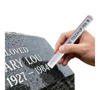 Generico Grave Markers Paint Pen - 3mm Tip Stone Marker, Tombstone Lettering Pen with Fade-Resistant Ink, Permanent Engraving Paint Pens, Marble Stone Restoration Marker, Metal Wood Writing Pens