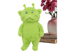 Generico Green Plush Doll, Stuffed Character Toy Design, Cute Decorative Figure Accessory, 11.81x3.94 inches Cotton Plush Companion, Home Bedroom Car Travel Gift Item for Kids Teens