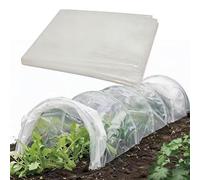 Generico Greenhouse Film, Clear Resistant Hoop House Cover, 6 Mil Reinforced Polyethylene Build, High Clarity Agricultural Shield, Farm Accessory with Professional Style Tool for Gardening Painting
