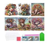 Generico Greeting Cards - 6 Piece DIY Crystal Craft Kit