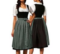 Generico Grembiule Bavarese Donna Oktoberfest Lacci Tema | Cotone, Lacci Regolabili, Feste a Tema, Autunno, Morbido, Comodo, Leggero, Facile Da Indossare