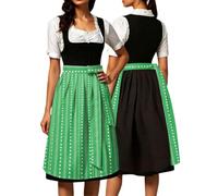 Generico Grembiule Bavarese Donna Oktoberfest Lacci Tema | Cotone, Lacci Regolabili, Feste a Tema, Autunno, Morbido, Comodo, Leggero, Facile Da Indossare