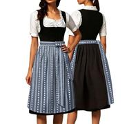 Generico Grembiule Bavarese Donna Oktoberfest Lacci Tema | Cotone, Lacci Regolabili, Feste a Tema, Autunno, Morbido, Comodo, Leggero, Facile Da Indossare