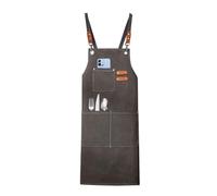 Genérico Grembiule da : cottura regolabile con grandi tasche per uso cucina | Unisex Professional Men and Women, chef abbigliamento lavoro durevoli, fornai, barbecue, baristi, preparazione a