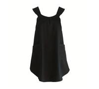 Generico Grembiule da donna con spalline regolabili | Design senza cravatta for il massimo comfort e adatto for la cucina casalinga, la cucina o l'uso in negozio