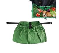 Generico Grembiule Da Giardinaggio Con Tasche, Tasca Regolabile per Raccogliere Frutta e Verdura, Accessorio Multifunzione da Giardino con Tasche per Adulti Unisex Regalo Mamma Papà