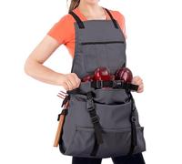 Genérico Grembiule da giardinaggio - Grembiule | Tasche regolabili a sgancio rapido - Strumenti per giardinaggio e cucina, unisex, per adulti, regalo per festa della mamma