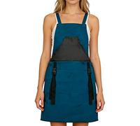 Generico Grembiule da Giardinaggio per Raccolta, Grembiule Portaoggetti Impermeabile Regolabile, con Tasche per Giardinaggio, per Raccolta Frutta Verdura Attività Outdoor Primavera