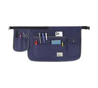 Generico Grembiule per attrezzi da giardinaggio con tasche - Borsa per attrezzi multiuso a mezza lunghezza in denim, grembiule da commessa per giardinaggio bar parrucchiere fioraio ristorante