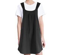 Generico Grembiuli da Cucina,Grembiule Incrociato - Grembiuli da chef con tasche - Grembiuli da lavoro con tasche, grembiuli da forno multifunzionali per pittura, giardinaggio, pulizia