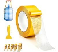 Generico Grid Double-Sided Tape, Waterproof Strong Grid Double-Sided Tape Heavy-Duty, No Residue for Curtains, Carpets, Crafts and Home Repairs (1.97 * 394 in)