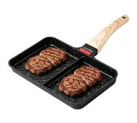 Generico Griddle Pan - Detachable Nonstick Lightweight Mini Square Cooker | Non Stick Pan | for Stove Top Cooking Breakfast Omelette Burger Sandwich Kitchen Poaching Baking
