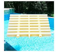 Generico Griglia di Copertura per drenaggio Piscina - Set da 8 Pezzi, 25x100 cm, griglia in plastica ABS Resistente per Uso Interno ed Esterno, Perfetta per bagni, Piscine e soluzioni di drenaggio.