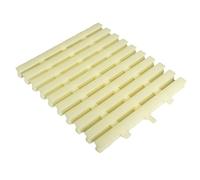 Generico Griglia di drenaggio Antiscivolo Resistente per Piscine - Coperchio di Scarico a Tre Fori per Piscine Fuori Terra, passerelle e balconi - Colore Osso, Ideale per la Sicurezza e la Gestione d