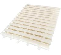 Generico Griglia di drenaggio da 40 cm - Copertura per Canale in plastica Resistente per Giardini, Garage e Piscine - Soluzione di drenaggio Essenziale, previene Gli intasamenti, 1 Pezzo