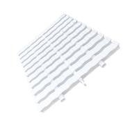 Generico Griglia di drenaggio per Piscine di Alta qualità, Confezione da 10 coperture Ondulate in plastica PPS, 30x100 cm, Gestione Efficace del Flusso d'Acqua per Piscine e Aree Esterne