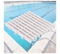 Generico Griglia di drenaggio per Piscine e docce - 5 Griglie Resistenti da 15x100 cm per Piscine Fuori Terra, passerelle, balconi e grondaie stradali - Soluzione efficiente per Il drenaggio dell'acq