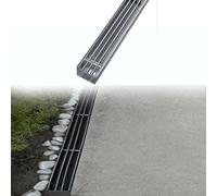 Generico griglia di scolo Canale di drenaggio lineare Altezza 4-5 cm, grondaia Ribaltabile Ispessita per drenaggio di trincee del Parco (1 Pezzo)(W 6.5 CM H 5 CM)