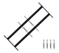 Generico Griglia di Sicurezza per Finestre con 2 Traverse 3 PCS 43-74 cm,Materiali da Costruzione,Finestre-42031282