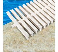 Generico Griglia di Troppo Pieno per Piscine in plastica PPS Resistente, Ideale per vialetti, patii e Bordi Piscina - Soluzione di drenaggio Robusta per grondaie