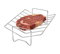 Genérico Griglia per,Supporto a Forma di V Antiscivolo, in Metallo per e padelle | per Forno Cottura e Barbecue all'aperto Vacanze casa Cucina