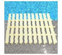 Generico Griglie di drenaggio per Piscine Resistenti, Confezione da 10, Strisce di Copertura per canaline estensibili per drenaggio dell'Acqua Esterna e del Bagno, Soluzione per griglia di Troppo Pie