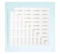 Generico Griglie drenaggio Piscine durevoli, Copertura trincee Esterne, Flusso d'Acqua efficiente e Soluzione Sicurezza, for pavimentazioni bagni Cortili(25x100cm/4pcs)