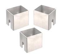 Generico Grill Spacers - Stainless Steel Fire Barrel Riser | 3-Pack BBQ