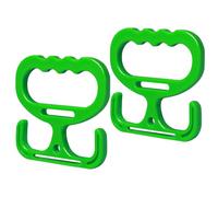 Genérico Grocery Bag Carrier Handle - 2 pezzi Ergonomic Load Bearing Shopper Accessory | Reusable Multi-Purpose Handle For Water Bottles, Buckets, Paint Cans And Household Stockpiling, nero, Consulte