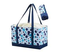 Generico Grocery Shopping Bags - Large Capacity Drawstring With Pockets, Reusable Heavy Duty Grocery Bags | For Home Apartment Outdoor Camping Fishing Picnic Market Shop Travel