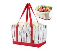 Generico Großes Fassungsvermögen - Wiederverwendbare Einkaufsbeutel -Mit Zugband Und Taschen | Große Tragetaschen Für Lebensmittel Einkäufe - Für Haushalt Küche Outdoor Camping Picknick Reisen Frauen