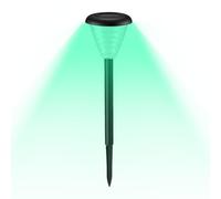 Generico Ground Plug Light Up To 10H Landscape Lighting With Multiple Color Modes For Backyard Yard Lawn | Solar Powered Landscape Lights - Decorative IP55 Waterproof Auto On/Off Path Lamps |