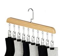 Generico Grucce Per Pantaloni - Organizer Per Leggings Con 10 Clip, Gruccia Per Pantaloni, Antiscivolo Per Armadio, Jeans, Organizzatori Per Camera Da, Abbigliamento, Dormitorio, Palestra, Gu