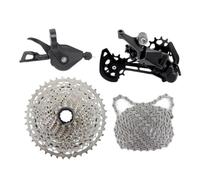 Generico Gruppo MTB, Compatibile con Shimano, M5100 SL-M5100 | RD-M5100 SGS, CS-M5100, CN-HG601, comando 11 velocità, cambio posteriore, cassetta, catena