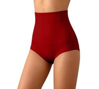 Generico Guaina Contenitiva Donna Pancia Piatta Non dà fastidi tra Le Gambe e traspira efficacemente, consigliato per Passeggiate Lunghe, Feste e Vita d'ufficio(Rosso;3XL)